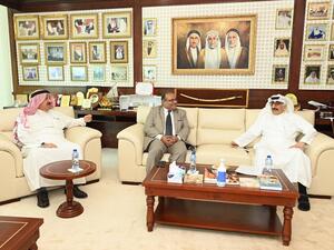YBA Kanoo Receives the Indian Ambassador