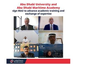 Abu Dhabi Maritime Academy and Abu Dhabi University Sign MoU