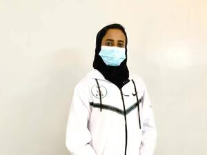 Saudi athlete Hanan Al-Thubaiti (Photo: SG)