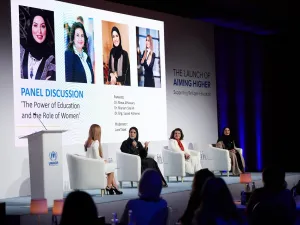 UNHCR Launches the “Aiming Higher” Education Fundraising Platform on International Women’s Day in the Uae