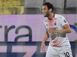 The Turkish midfielder is in the final months of his contract with AC Milan (Photo: AFP)