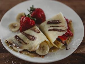  وصفة الكريب بدون بيض