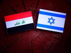 Iraqi and Israeli flag