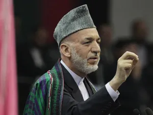 الرئيس الأفغاني السابق، حامد كرزاي