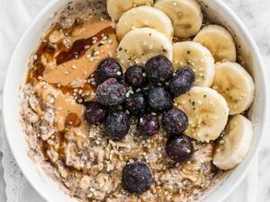 الشوفان الصحي بالشيا والكتان