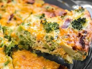 كيش بالبيض والبروكلي والجبن لفطور عيد الفصح