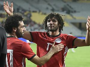 The Arsenal midfielder has sided with a fellow Egyptian on the books at Liverpool when it comes to picking the best player ever from his continent (Photo: AFP)
