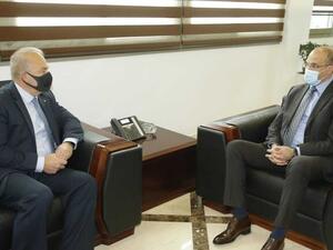 وزير الصحة اللبناني والسفير الروسي