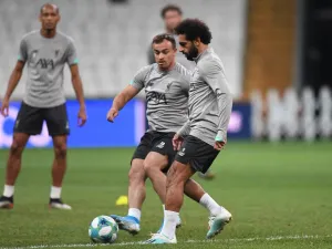 The Swiss forward faces plenty of competition for the “best” tag at Anfield and is reluctant to place himself at the top of that list (Photo: AFP)