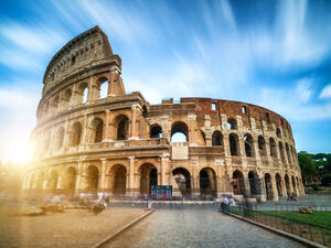 The Colosseum in Rome, Italy