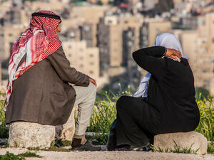 Amman Old Town From The Citadel