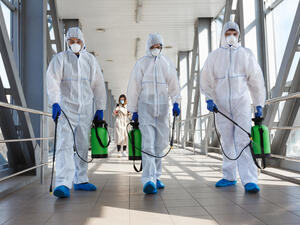 Sanitization against the virus! 