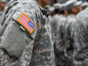 The US army insignia 