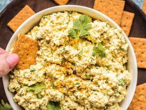 سلطة التوفو النباتية الباردة 