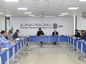 Abu-ghazaleh Receives Public Security Delegation, Discusses Cooperation