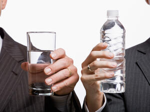tapped and bottled water