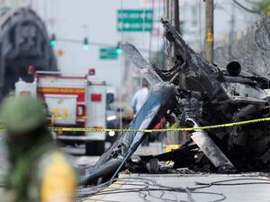 تحطم مروحية في المكسيك ومصرع طيارها