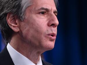 US Secretary of State Antony Blinken speaks 