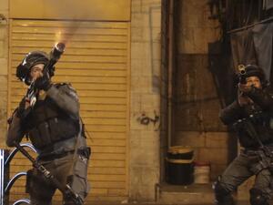 Israeli soldiers attack Palestinians 