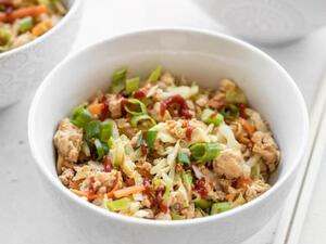 طبق التوفو بصلصة الصويا والزنجبيل