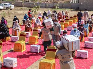 Rare finds to help distributing food for needy people.