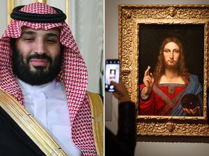  لوحة "سالفاتور موندي" / الأمير محمد بن سلمان