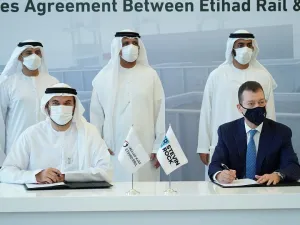 Ruler Of Ras Al Khaimah Attends Signing Ceremony OF Agreement Between Etihad Rail And Stevin Rock