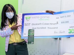 Lottery ticket leads woman to half million prize