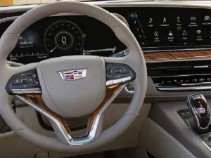 The 2021 Escalade Industry-first Curved OLED Display Puts Drivers At The Heart Of The Legendary SUV