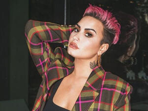 Lovato released her seventh studio album, Dancing with the Devil... the Art of Starting Over, this month. Lovato released her seventh studio album, Dancing with the Devil... the Art of Starting Over, this month.