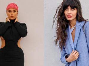 The British-Pakistani-Indian actress is a major advocate for body positivity. The British-Pakistani-Indian actress is a major advocate for body positivity.