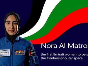 Nora Al Matrooshi is the first female, Arab to go to space