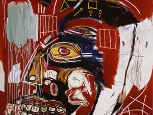 "In This Case," a rare painting by Jean-Michel Basquiat 