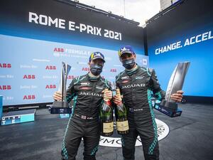 Jaguar Secures First Formula E Double Podium In Rome  