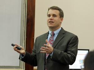 USAID Executive Gives Georgetown Students at QF Insights into the Politics of Aid in Joint Event with Education Above All