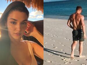 Hande Erçel Ercel Kerem Bürsin Bursin Maldives love holding hands hand in hand el ele tutuşmak aşk