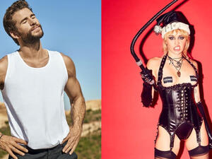 Miley twerked in front of Liam during their joint Access interview. Miley twerked in front of Liam during their joint Access interview.