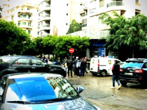 Police searching area