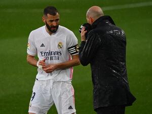 The Blancos boss saw his fellow Frenchman bag another two goals in a win over Cadiz and is looking for him to stick around "for a long time" (Photo: AFP)