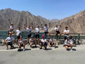 15 Members of PwC Middle East Cycle 700 Kilometers Through 7 Emirates in 7 Days