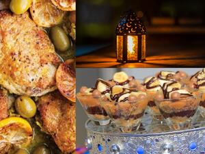 أطباق رمضانية: دجاج بالزيتون وحلوى أكواب كنافة بالنوتيلا
