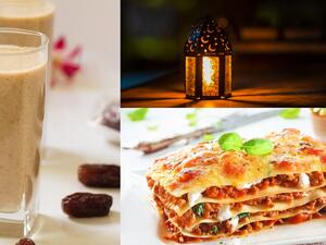 أطباق رمضانية: اللازانيا الإيطالية الشهية و مخفوق التمر بالحليب