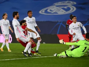 The Liverpool talisman had not scored in his career against Los Blancos but finally broke his duck on Tuesday night (Photo: AFP)