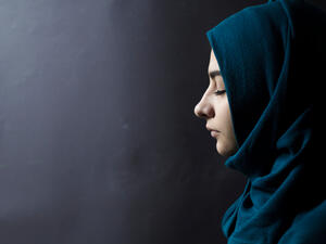Girl in a hijab.