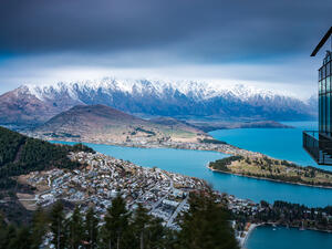 Iconic View of Queenstown from the Skyline