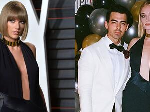 تايلور سويفت وجو جوناس وصوفيا تيرنر