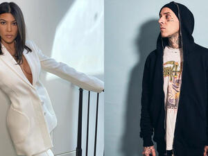 The 45-year-old drummer also showered the Poosh founder in flowers.