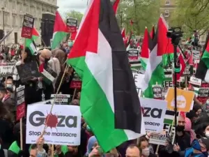 مظاهرات في بريطانيا وبلجيكا وإسبانيا ضد العدوان الإسرائيلي على القدس والضفة وغزة