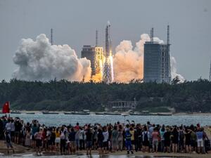 China's Long March rocket stage has reentered Earth's atmosphere
