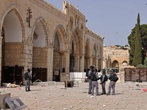 Israeli police storm the Al-Aqsa Mosque in occupied East Jerusalem